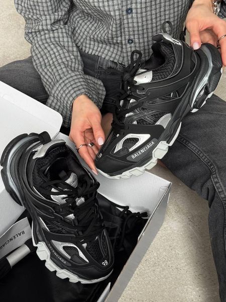 Balenciaga Track Black Silver Track-04-36 фото