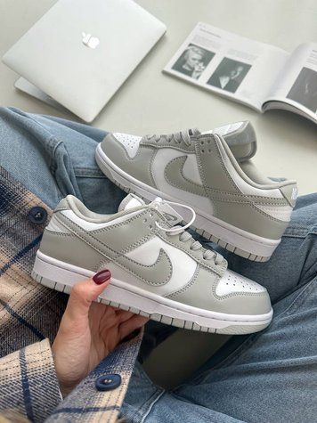 Nike SB Dunk Low White Grey Dunk-03-36 фото