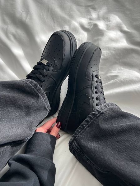 Nike Air Force 1 Black Force-08-36 фото