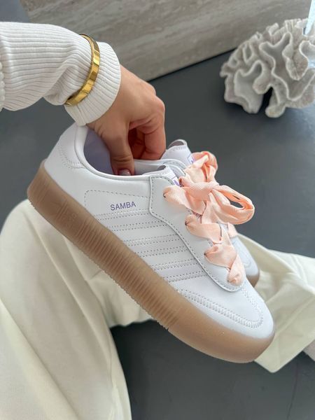 Adidas Samba Platform Full White Samba-20-36 фото