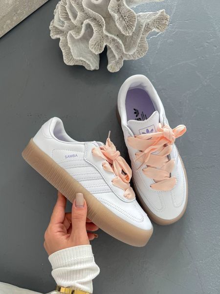 Adidas Samba Platform Full White Samba-20-36 фото
