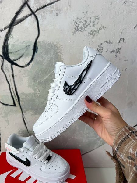 Nike Air Force 1 Molten White Black Force-02-36 фото