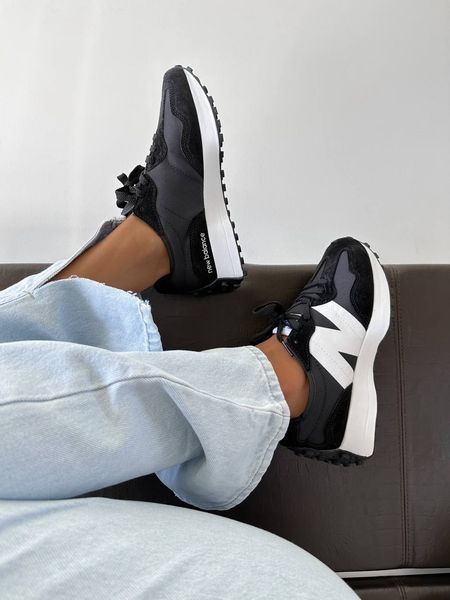 New Balance 327 Black White N327-06-36 фото