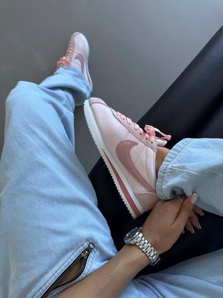 Nike Cortez Pale Pink Satin Cortez-09-36 фото