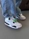 Nike Air Jordan 4 White Black Jordan-17-36 фото 8