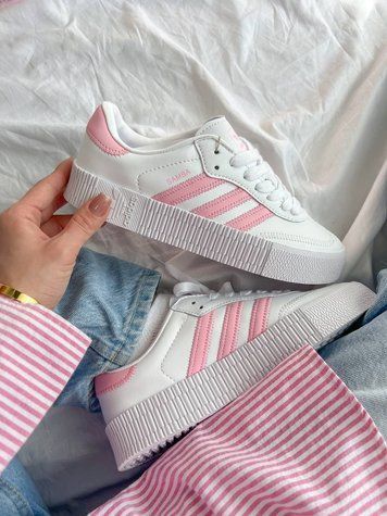 Adidas Samba Platform White Pink Samba-06-36 фото