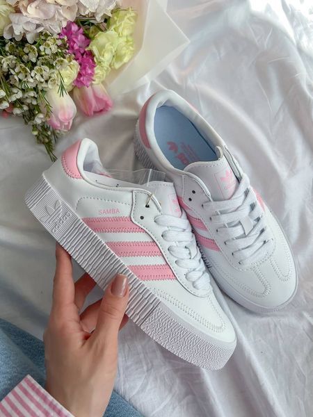 Adidas Samba Platform White Pink Samba-06-36 фото