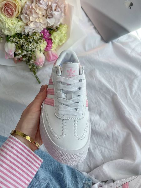 Adidas Samba Platform White Pink Samba-06-36 фото