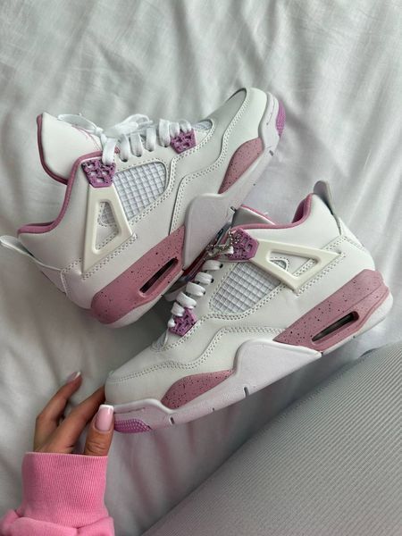 Nike Air Jordan 4 White Pink Oreo Jordan-11-36 фото