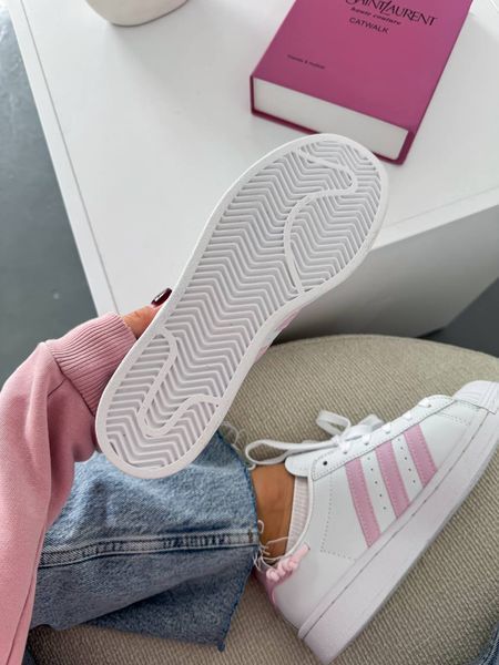 Adidas Superstar White Pink Superstar-03-36 фото