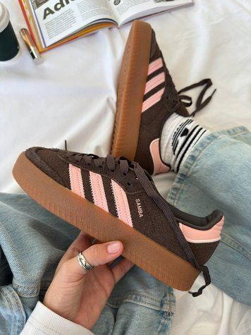 Adidas Samba Platform Brown Pink Samba-14-36 фото