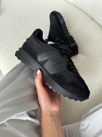 New Balance 327 Black Leather N327-07-36 фото