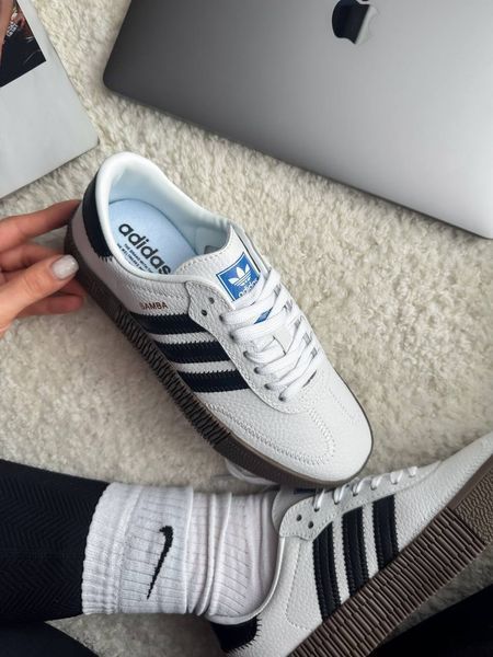 Adidas Samba Platform White Black Samba-07-36 фото