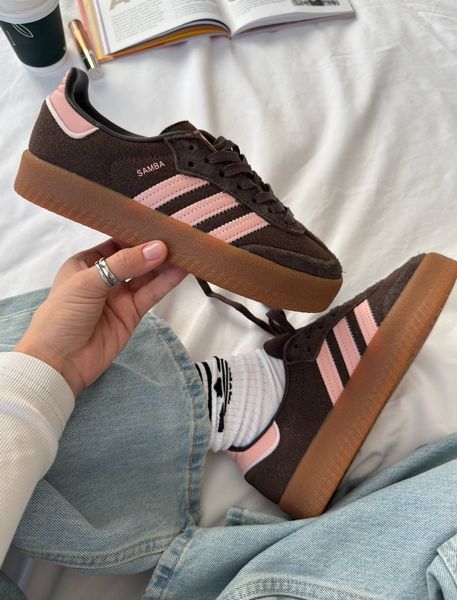 Adidas Samba Platform Brown Pink Samba-14-36 фото