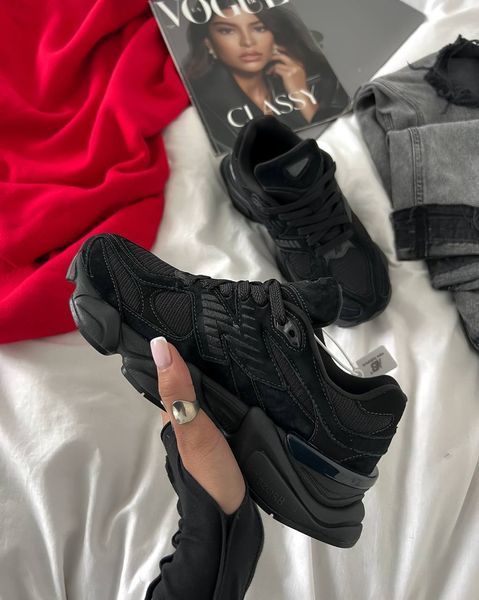 New Balance 9060 Triple Black 9060-07-36 фото