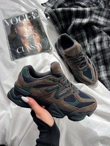 New Balance 9060 Brown Dark Green 9060-25-36 фото
