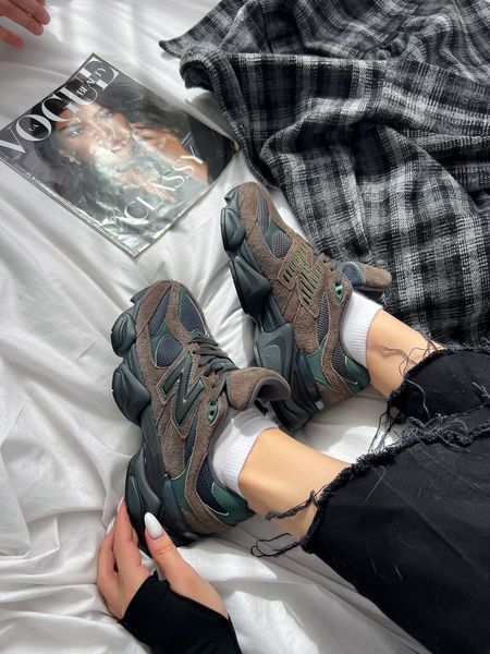 New Balance 9060 Brown Dark Green 9060-25-36 фото