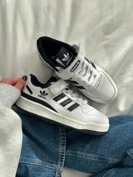 Adidas Forum White Black Forum-02-36 фото