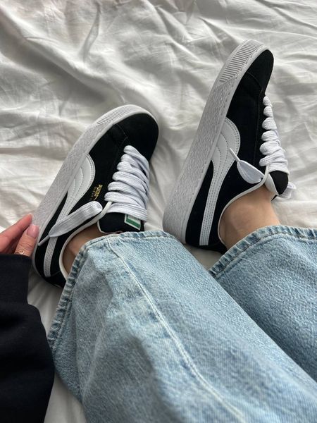 Puma Suede XL Black White Puma-01-36 фото
