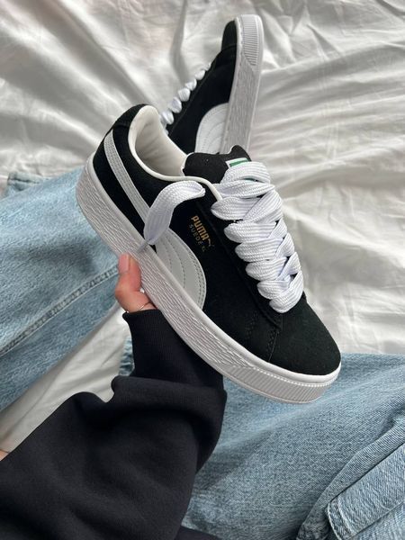 Puma Suede XL Black White Puma-01-36 фото