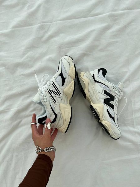 New Balance 9060 White Black 9060-20-36 фото