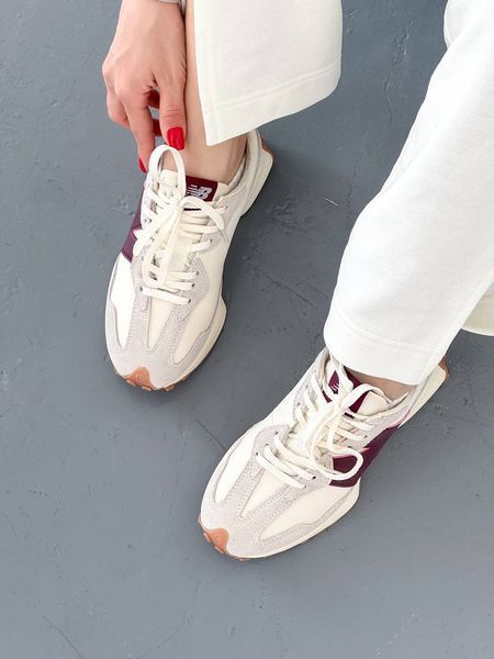 New Balance 327 Beige Bordo N327-02-36 фото