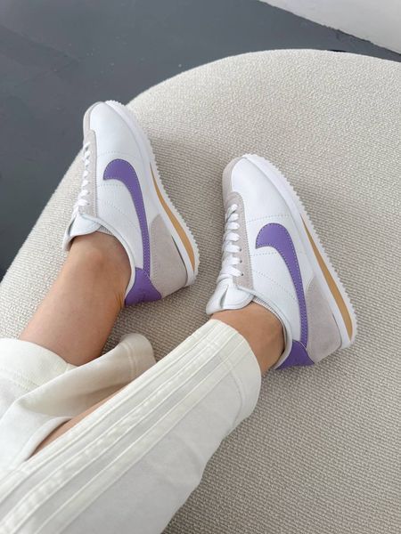 Nike Cortez Cortez White Violet Cortez-05-36 фото
