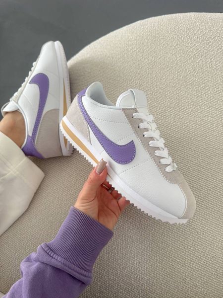 Nike Cortez Cortez White Violet Cortez-05-36 фото