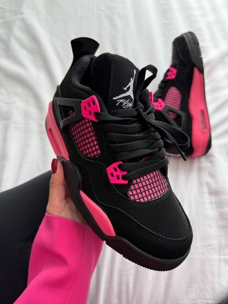 Nike Air Jordan 4 Black Pink Jordan-13-36 фото