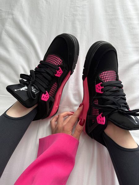 Nike Air Jordan 4 Black Pink Jordan-13-36 фото