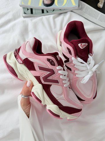 New Balance 9060 Pink Burgundy 9060-34-36 фото