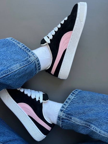 Puma Suede XL Pink Black Puma-02-36 фото