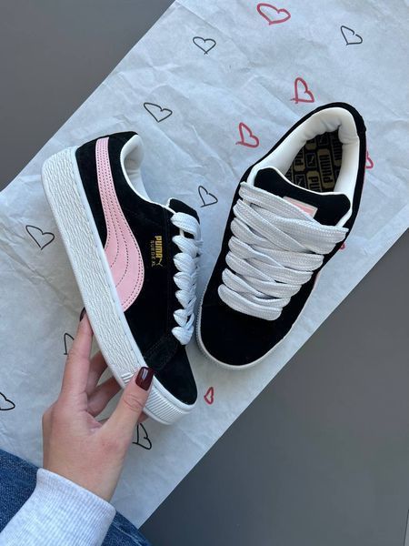 Puma Suede XL Pink Black Puma-02-36 фото