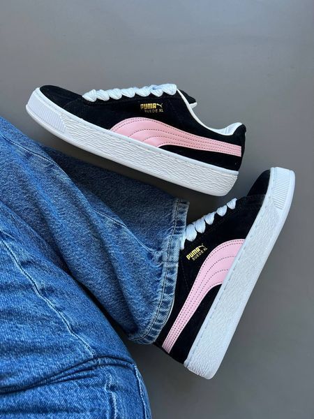 Puma Suede XL Pink Black Puma-02-36 фото