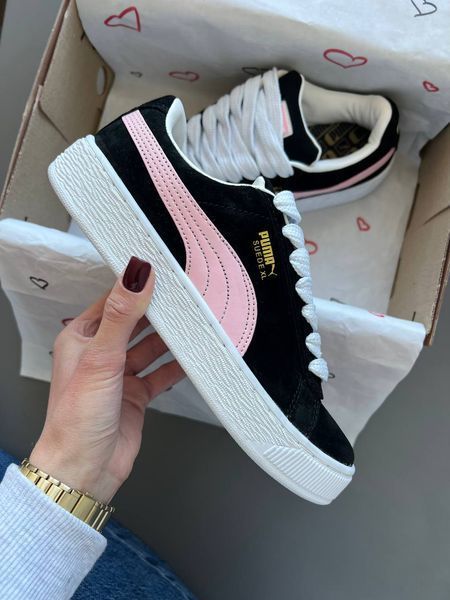 Puma Suede XL Pink Black Puma-02-36 фото