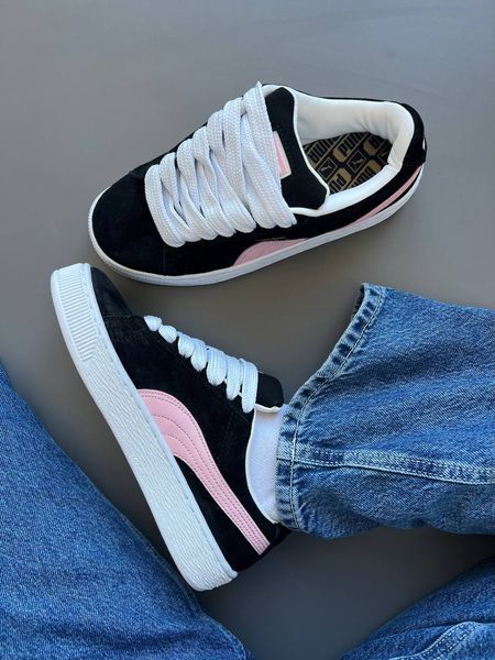 Puma Suede XL Pink Black Puma-02-36 фото