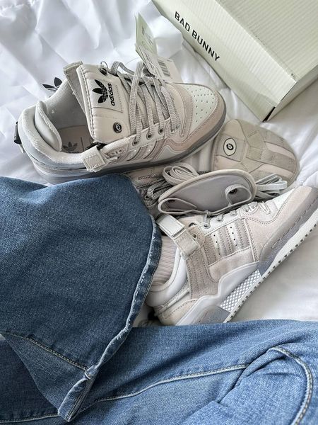 Adidas Forum Low x Bad Bunny Light Grey Forum-04-36 фото