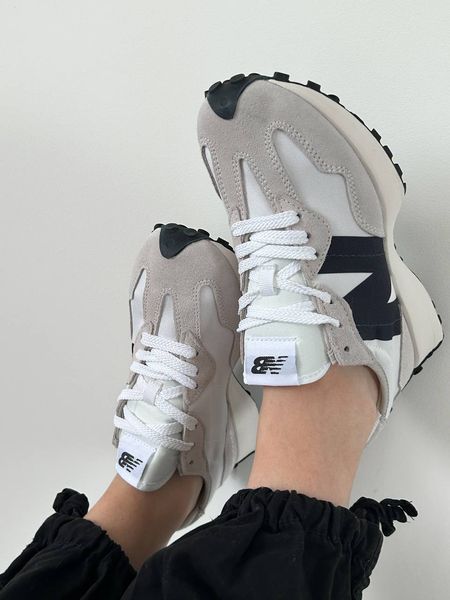 New Balance 327 White Black N327-09-36 фото