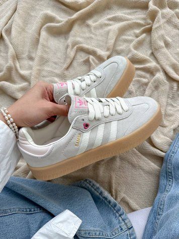 Adidas Samba Platform Grey Pink Samba-02-36 фото