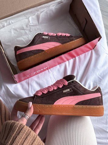 Puma Suede XL Brown Pink Puma-03-36 фото