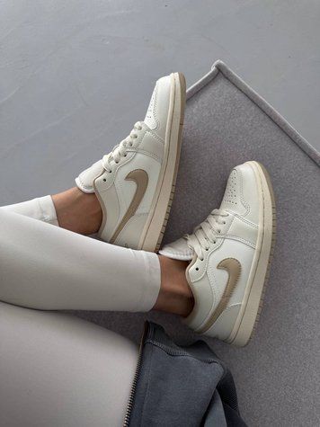 Nike Air Jordan 1 Low Sail Tan Jordan-09-36 фото