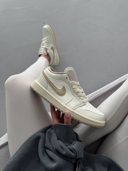 Nike Air Jordan 1 Low Sail Tan Jordan-09-36 фото