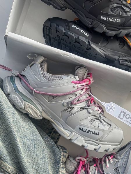 Balenciaga Track Trail Laces Grey Pink Track-03-36 фото