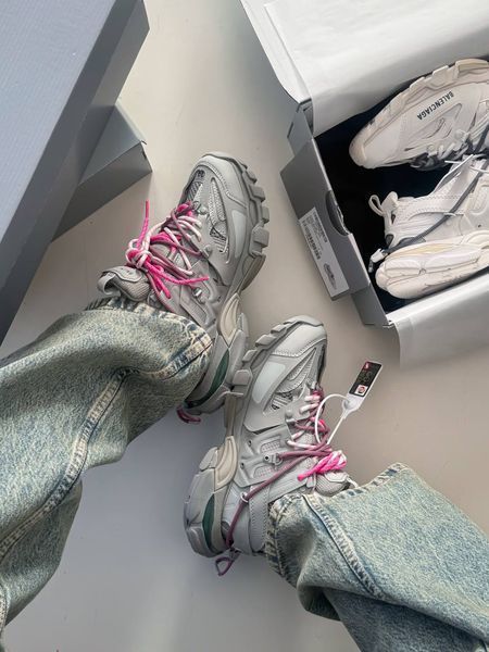 Balenciaga Track Trail Laces Grey Pink Track-03-36 фото