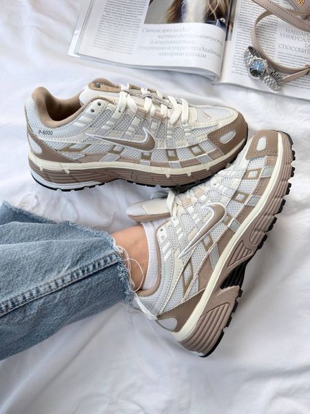 Nike P-6000 White Brown P6000-04-36 фото